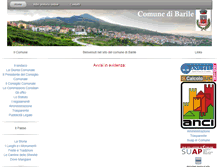Tablet Screenshot of comune.barile.pz.it